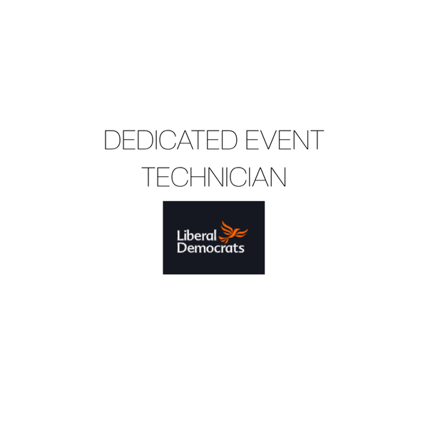 Dedicated event technician