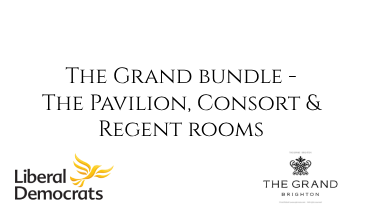 The Grand bundle - The Pavilion, Consort & Regent rooms