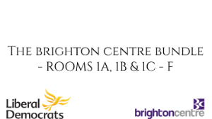 The Brighton Centre bundle - rooms 1A, 1B & 1C - F